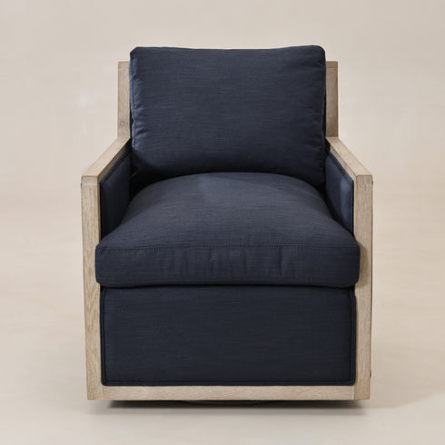 Sanford Down Swivel Armchair - Modern Swivel Chair | Swivel Accent Chairs | Kinwell Furniture | Swivel Armchairs